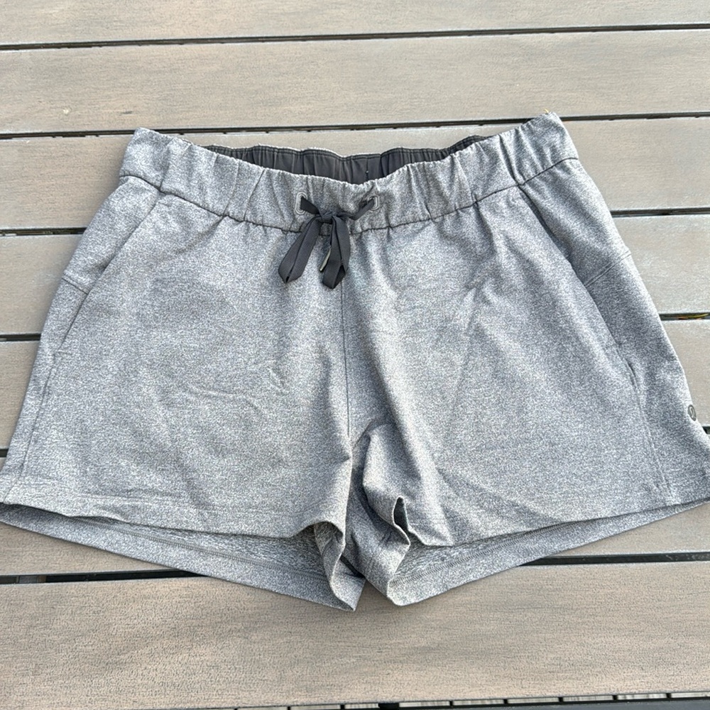 Women’s Gray Active Drawstring Shorts